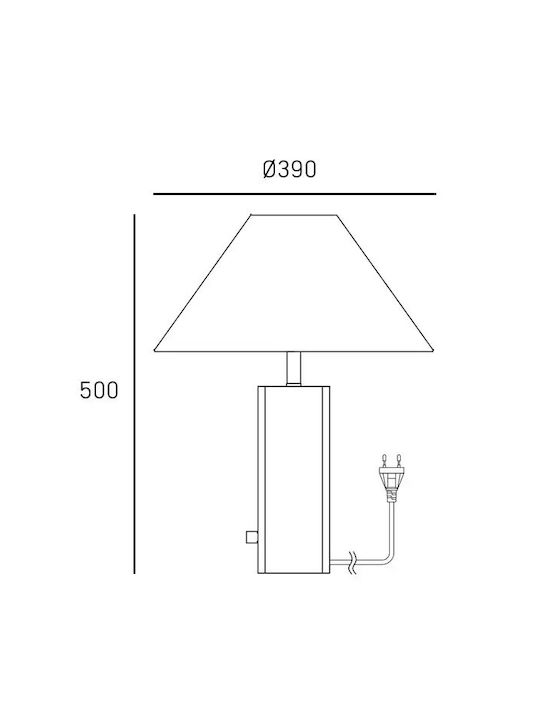 COSMOLight Table Lamp with Bronze Shade and Base