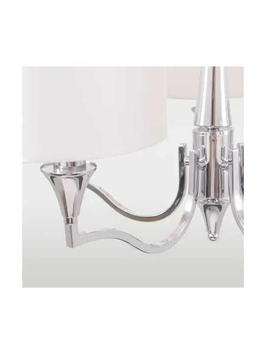 COSMOLight Chandelier Silver P05915NI-WH