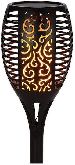 Saska Garden Torch Solar Lamp Dancing Flames 3in1 10x10x86cm 12 Led