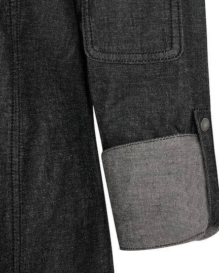 Γυναικείο Σακάκι Σεφ Μακρύ Μανίκι Velilla 405212sw Dark Grey Denim