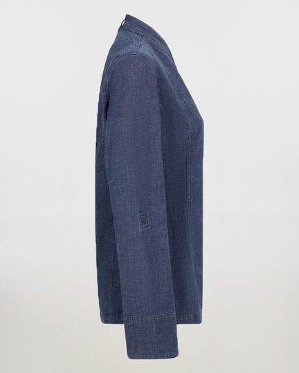 Γυναικείο Σακάκι Σεφ Μακρύ Μανίκι Velilla 405212sw Denim