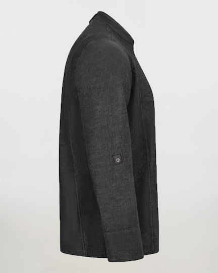 Haina De Bucătar Mânecă Lungă Velilla 405212s Denim Gri Închis