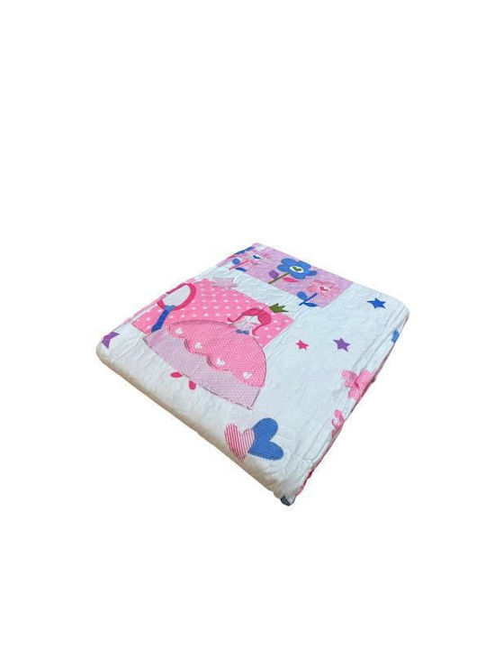 Linea Home Kids Single Quilt Set with Pillowcase 7206 Pink 160x240cm