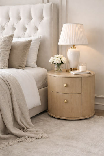 Wooden Bedside Table Brown 50x50x50cm Wooden Bedside Table Brown 50x50x50cm