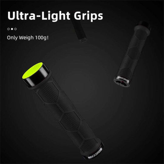 Rockbros 40720007001 Bicycle Grips Reflector Black Black