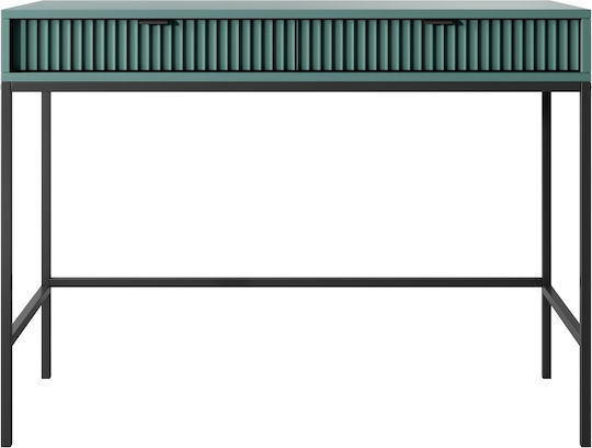 Nova Console Table Wood & Metal Green L103.5xW77.6xH50cm Nova Console Table Wood & Metal Green L103.5xW77.6xH50cm