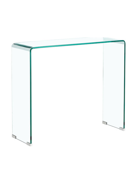 Crystal Consolă Sticlă Transparent L110xL35xH75buc