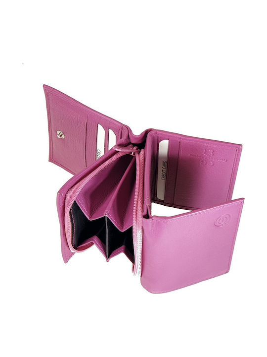 Small Leather Women's Wallet with RFID Green