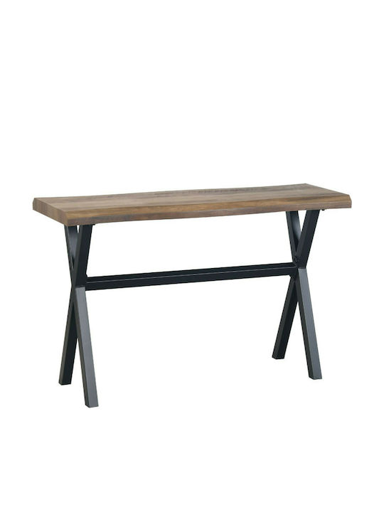 Consolă Din Lemn Neagră L120xL40xÎ75cm