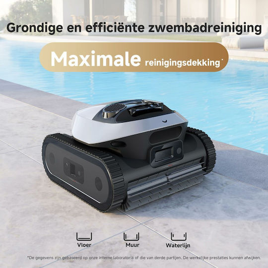 Dreame Z1 Wireless Robot Pool Cleaner for Bottom Walls and Waterline for Pools 180m² with 4.5L Filter Capacity