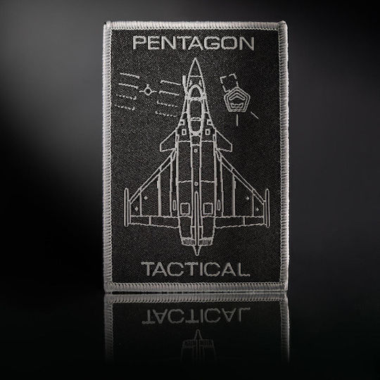 Pentagon Rafale Linear Patch Καθημερινή Τακτική Χρήση 08wg-wolf Grey-γκρί Ανοιχτό