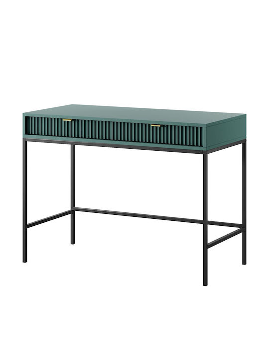 Nova Console Table Wood & Metal Green+ Black L103.5xW50xH77.6cm