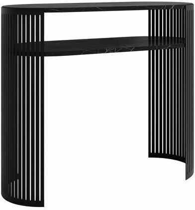 Oswego 143 Konsole Black Marble, Black L100xB30xH86cm