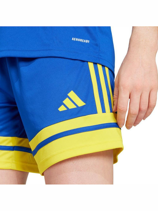 Women's Activewear Shorts Blue and Yellow