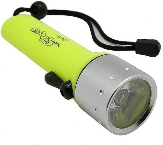 Cree 3W LED Diving Safety Light LED with Brightness 180lm for Maximum Depth up to 20m Light Green