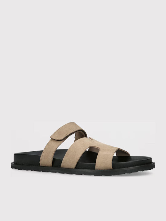 Men's Sandals in Beige Colour