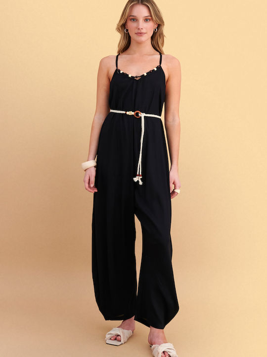 Damen Jumpsuit Schwarz