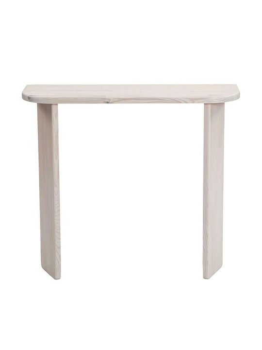 Consolă Ikigai 552nos2371 100x30x90cm Lemn alb
