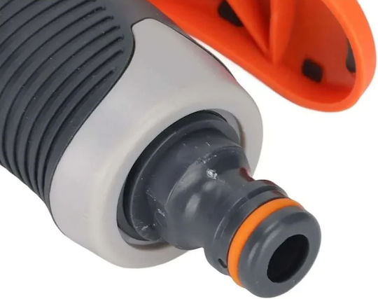 Wasserpistole Mehrzweck Schaumstoffbehälter 100ml 8 Verschiedene Funktionen Orange-Schwarz