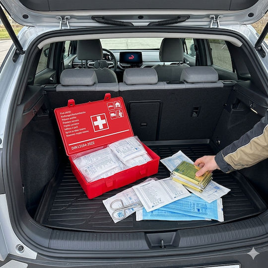 Auto Erste-Hilfe-Set mit Ausrüstung T02112897