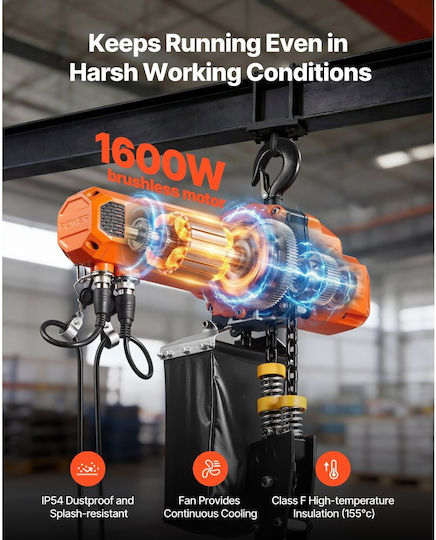 Vevor System for Lifting / Pulling Loads for Load Weight up to 1t