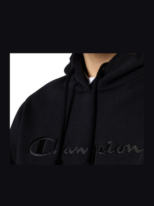Damen Sweatshirt mit Kapuze Schwarz