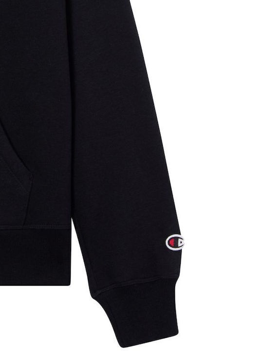 Damen Sweatshirt mit Kapuze Schwarz