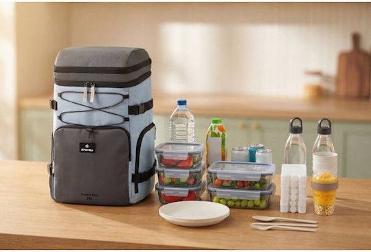 Spokey Insulated Backpack 25 Liter Capacity L30.5 x W21 x H47cm