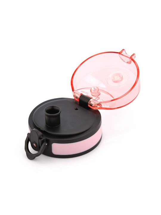 Meteor Meteor Water Bottle with Mouthpiece and Filter 1500ml Pink