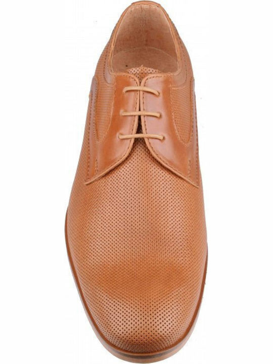 Leather Men's Dress Shoes Tabac Brown