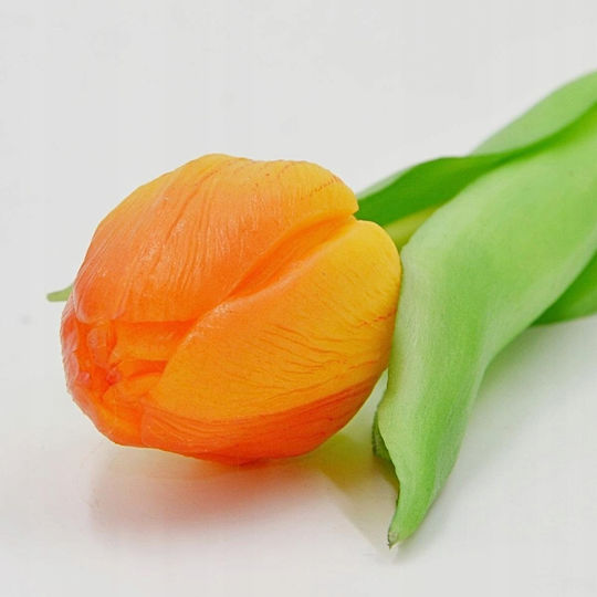 Orange Tulip 31cm Life-like Spring Decoration Orange