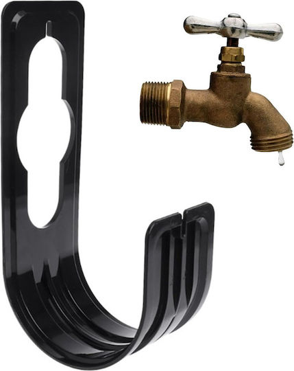 Hose Hanger Plastic Saddle 22.5x7.5cm Black
