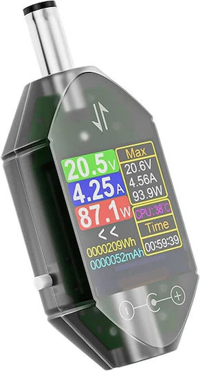 Digital Voltmeter Multimeter Direct Current DC Ammeter Wattmeter 600w 4.5v 50v 12a Display Dt550