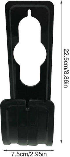 Hose Hanger Plastic Saddle 22.5x7.5cm Black