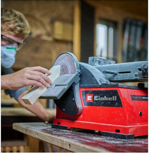 Einhell Stationary Belt Disc Sander Einhell Te-us 400 400 W 150 Mm Disc 100 X 914 Mm Belt Maximum Belt Speed 348 M Min Including Accessories Multicolor