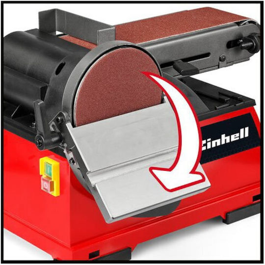 Einhell Stationary Belt Disc Sander Einhell Te-us 400 400 W 150 Mm Disc 100 X 914 Mm Belt Maximum Belt Speed 348 M Min Including Accessories Multicolor