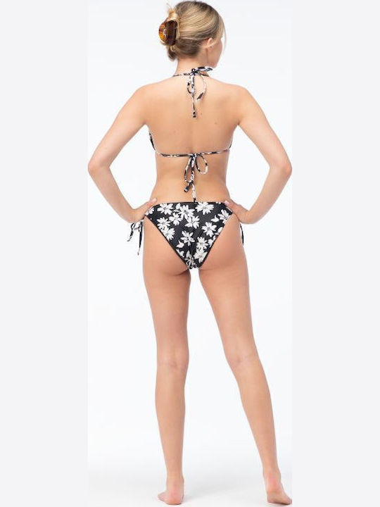 Slip Bikini Inferioare Cu Dantelă Negru