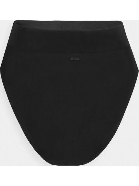 Bikini Slip Ψηλόμεσο Μαύρο