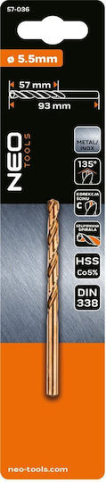 Neo Drill Bit Metal Hss-co 5.5 Mm