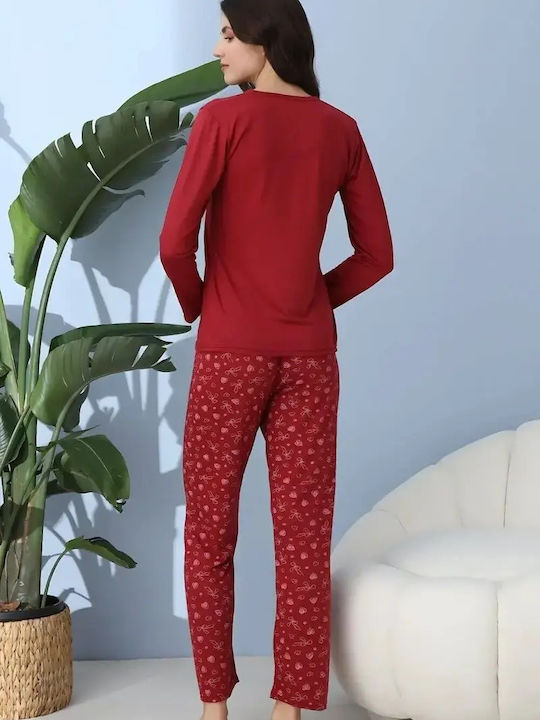 Lindros Summer Women's Pyjama Set Krasouli