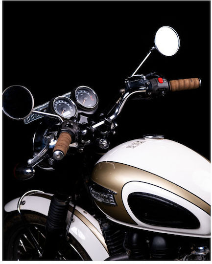 Tripmachine Leather Protective Motorcycle Grip Tape Brown Leather Handlebar Grip Wraps Tobacco Brown