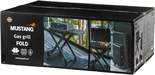 Mustang Gas Grill Fold Trolley Grill Area 60.5x39cm