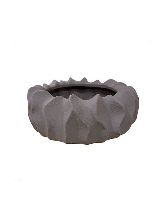 Dekorative Schale Keramik Braune 27,5x27,5x3cm Dekorative Schale Keramik Braune 27,5x27,5x3cm