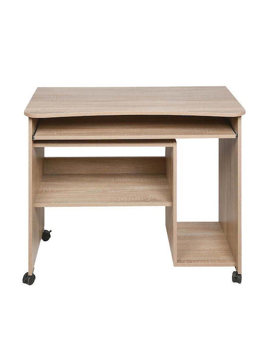 Wooden Desk Beige 93x48x76cm