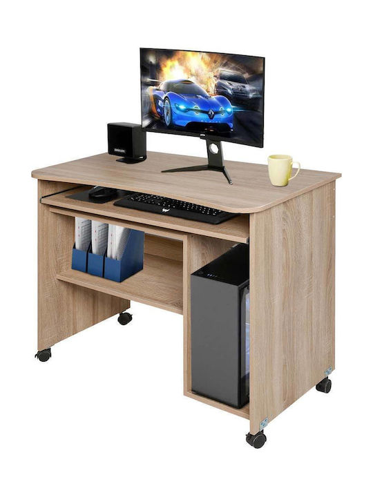 Wooden Desk Beige 93x48x76cm
