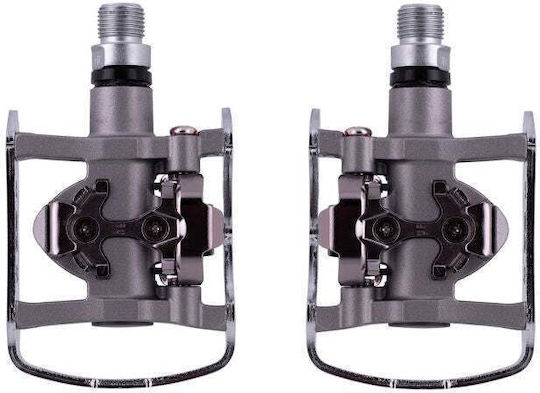 Shimano Pd-m324 Πετάλια Ποδηλάτου Κουμπωτά Γκρι