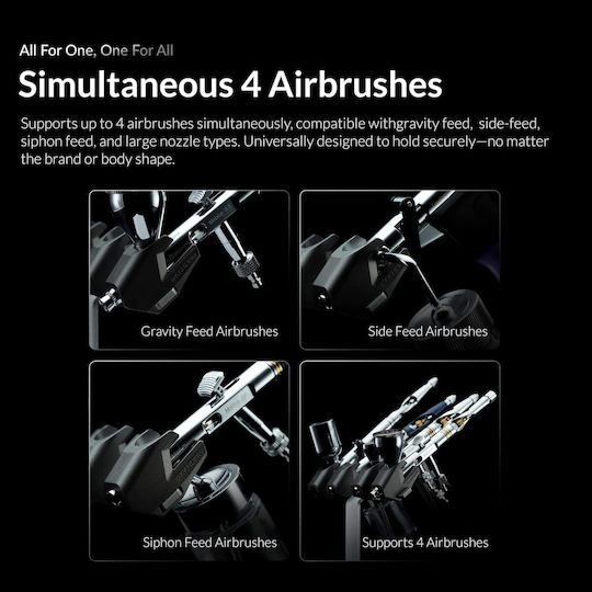 Gaahleri Element Xiii Series Airclamp Screw Base Desk Airbrush