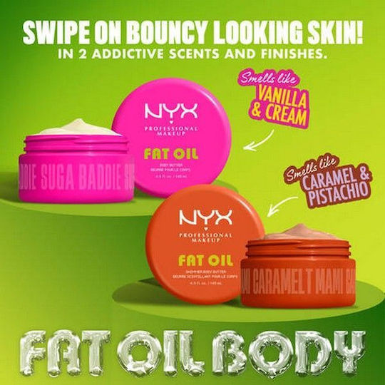 NYX Professional Makeup Suga Baddie Moisturizing Body Butter with Shea Butter 145ml