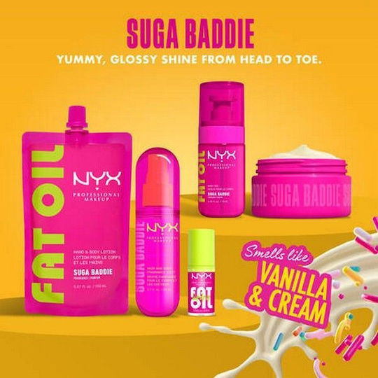 NYX Professional Makeup Suga Baddie Moisturizing Body Butter with Shea Butter 145ml