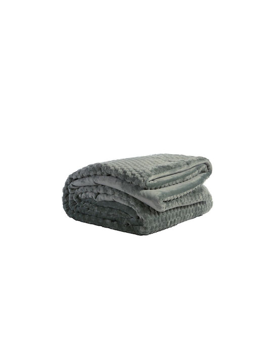 Nef-Nef Homeware Bettbezug Einzelbett 160x220cm Lernia Grün 240 GSMGsm